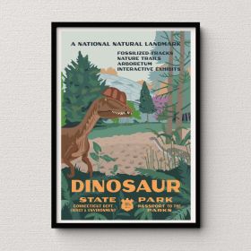 Dinosaur State Park Poster 13"x19"