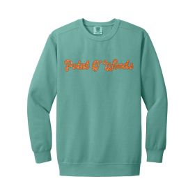 Glitter Text Point o' Woods Crewneck Sweatshirt. 1566 DF/FF