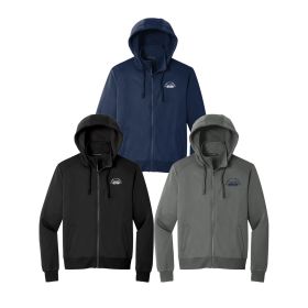Smooth Fleece Hooded Jacket. F814