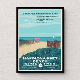 Hammonasset Beach Poster 13"x19"