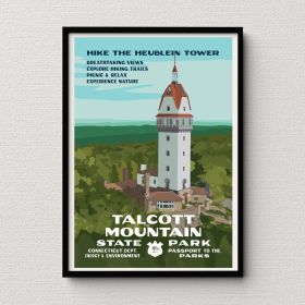 Talcott Mountain Poster 13"x19"