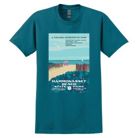 Hammonasset Beach Ultra Cotton T-Shirt - Galapagos Blue
