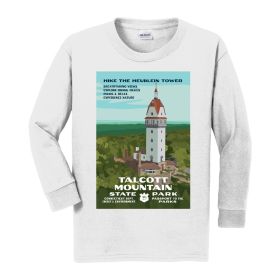 Talcott Mountain - Youth Heavy Cotton Long Sleeve Tee