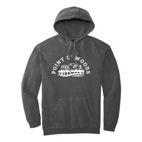 Classic Logo Point-o-Woods Ring Spun Hooded Sweatshirt. 1567 DF/FF