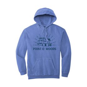 Beach House Logo Point-o-Woods Ring Spun Hooded Sweatshirt. 1567 DF/FF
