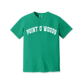 Block Letter Logo Point o' Woods T-Shirt. 1717 DF/FF