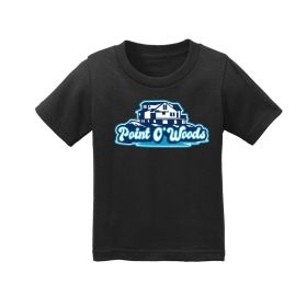 Blue Logo Point-o-Woods Infant T-Shirt. CAR54I DF/FF
