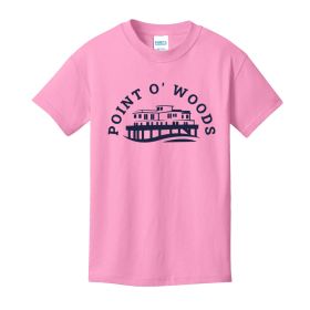 Classic Logo Point-o-Woods Youth T-Shirt. PC54Y DF/FF