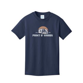Sunrise Logo Point-o-Woods Youth T-Shirt. PC54Y DF/FF