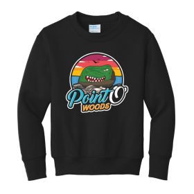 Sea Monster Logo Point o' Woods Youth Crewneck Sweatshirt. PC90Y
