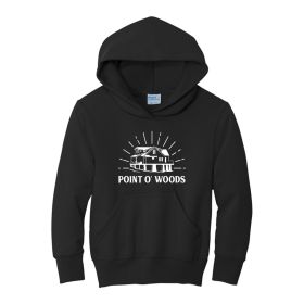 Beach House Logo Point o' Woods Youth Pullover Hooded Sweatshirt. PC90YH DF/FF