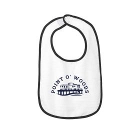 Classic Logo Infant Contrast Trim Terry Bib. RS1003 DF/FF